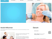 Tablet Screenshot of dental-zentrum-brugg.ch